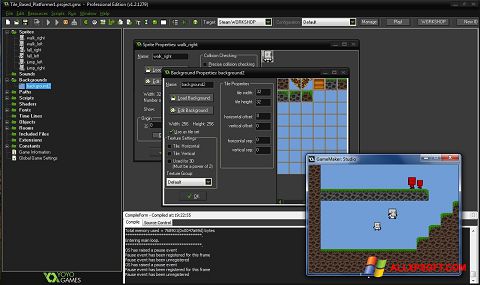 스크린 샷 GameMaker: Studio Windows XP