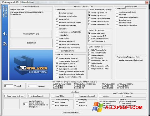 스크린 샷 3D-Analyze Windows XP