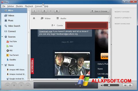 스크린 샷 Miro Windows XP