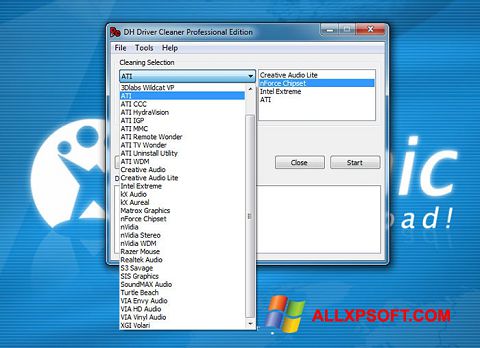 스크린 샷 Driver Cleaner Windows XP