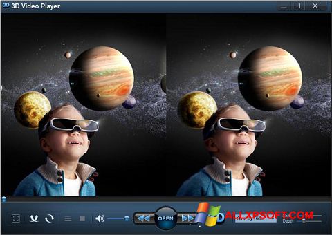 스크린 샷 3D Video Player Windows XP