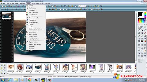 스크린 샷 PhotoFiltre Studio X Windows XP