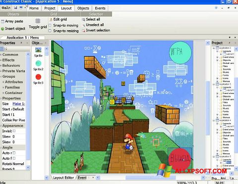 스크린 샷 Construct Classic Windows XP