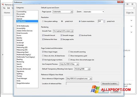 스크린 샷 Adobe Acrobat Reader DC Windows XP