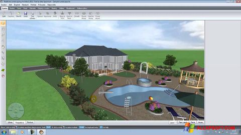 스크린 샷 Realtime Landscaping Architect Windows XP