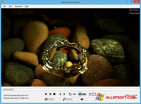 스크린 샷 Stereoscopic Player Windows XP