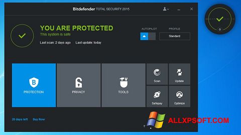 스크린 샷 Bitdefender Windows XP