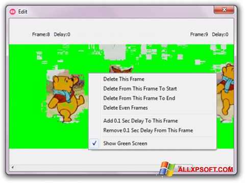 스크린 샷 GifCam Windows XP