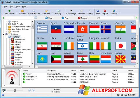 스크린 샷 RarmaRadio Windows XP