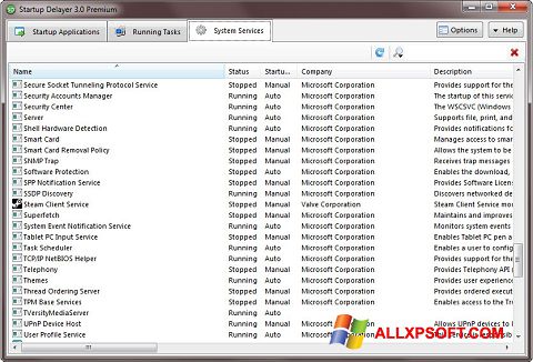 스크린 샷 Startup Delayer Windows XP