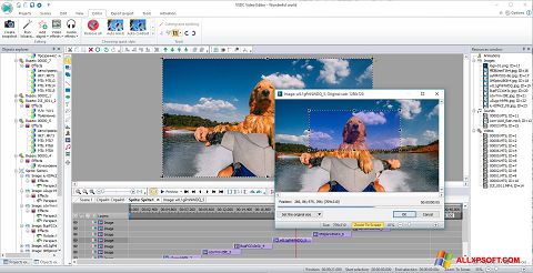 스크린 샷 VSDC Free Video Editor Windows XP