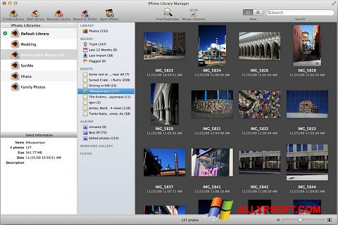 스크린 샷 iPhoto Windows XP