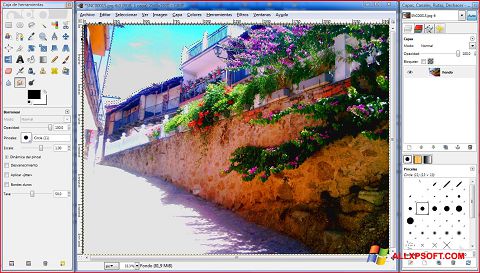스크린 샷 GIMP Windows XP