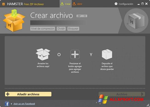 스크린 샷 Hamster Free ZIP Archiver Windows XP