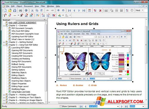 스크린 샷 Foxit PDF Editor Windows XP