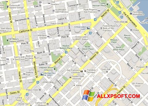 스크린 샷 Google Maps Windows XP