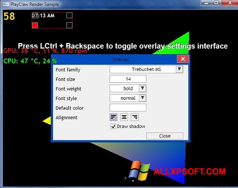 스크린 샷 PlayClaw Windows XP