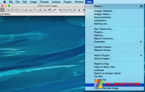 스크린 샷 ImageJ Windows XP