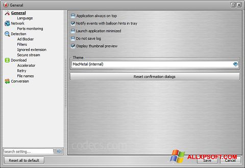 스크린 샷 VSO Downloader Windows XP