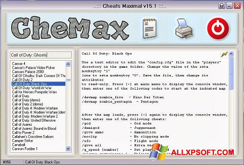스크린 샷 CheMax Windows XP