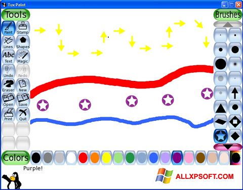 스크린 샷 Tux Paint Windows XP