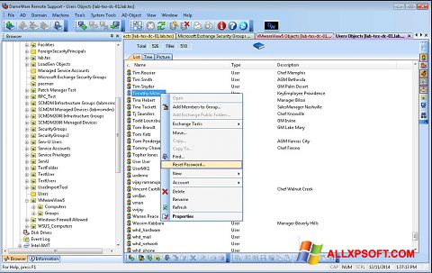 스크린 샷 Remote Administration Tool Windows XP