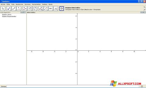 스크린 샷 GeoGebra Windows XP