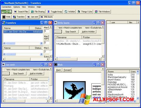 스크린 샷 Soulseek Windows XP