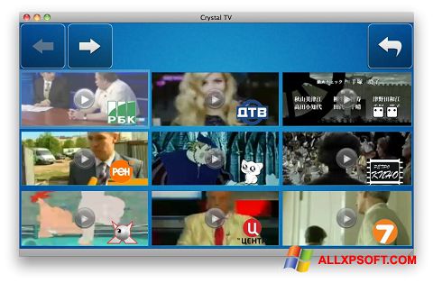 스크린 샷 Crystal TV Windows XP