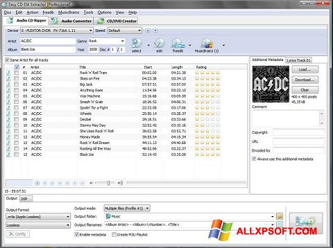 스크린 샷 Easy CD-DA Extractor Windows XP