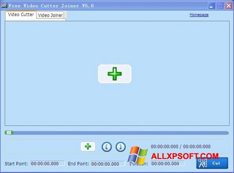 스크린 샷 Free Video Cutter Windows XP