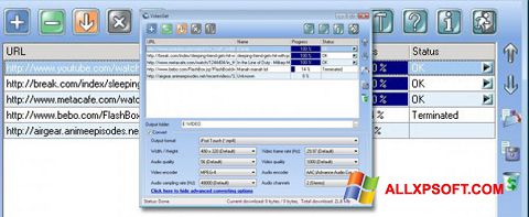 스크린 샷 VideoGet Windows XP