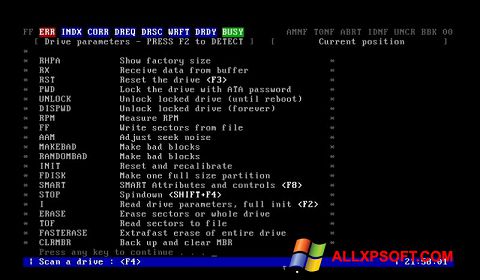 스크린 샷 MHDD Windows XP