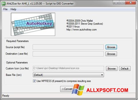 스크린 샷 AutoHotkey Windows XP