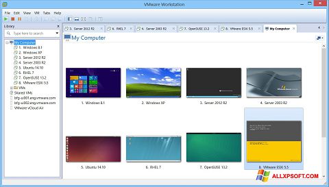 스크린 샷 VMware Workstation Windows XP