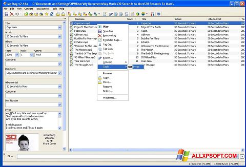 스크린 샷 Mp3tag Windows XP