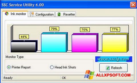 스크린 샷 SSC Service Utility Windows XP