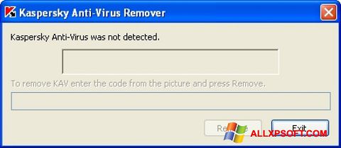 스크린 샷 KAVremover Windows XP