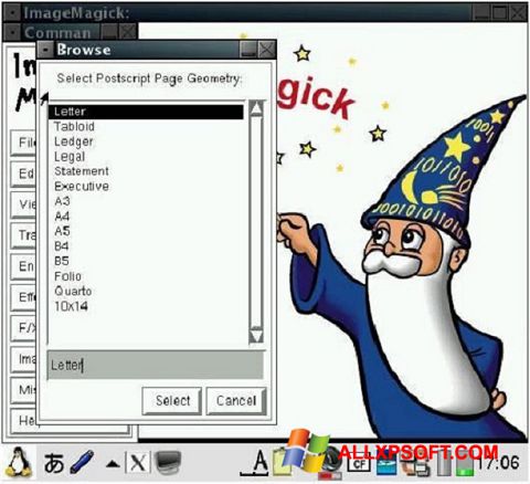 스크린 샷 ImageMagick Windows XP