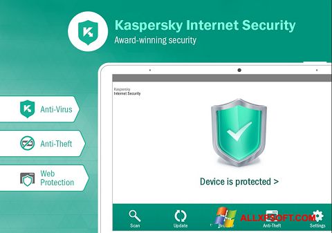 스크린 샷 Kaspersky Internet Security Windows XP