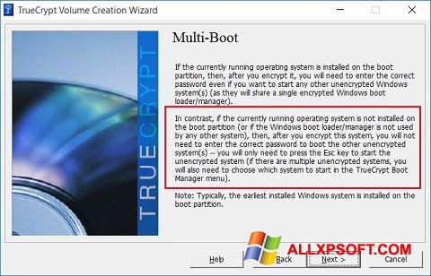 스크린 샷 MultiBoot Windows XP