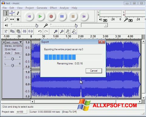 스크린 샷 Lame MP3 Encoder Windows XP
