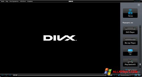 스크린 샷 DivX Player Windows XP