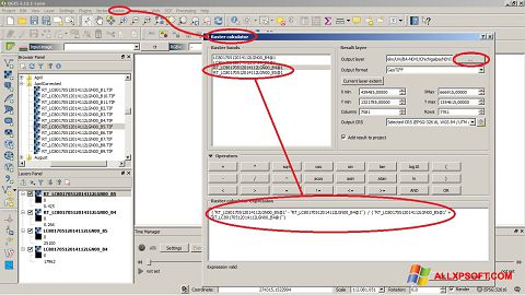 스크린 샷 QGIS Windows XP